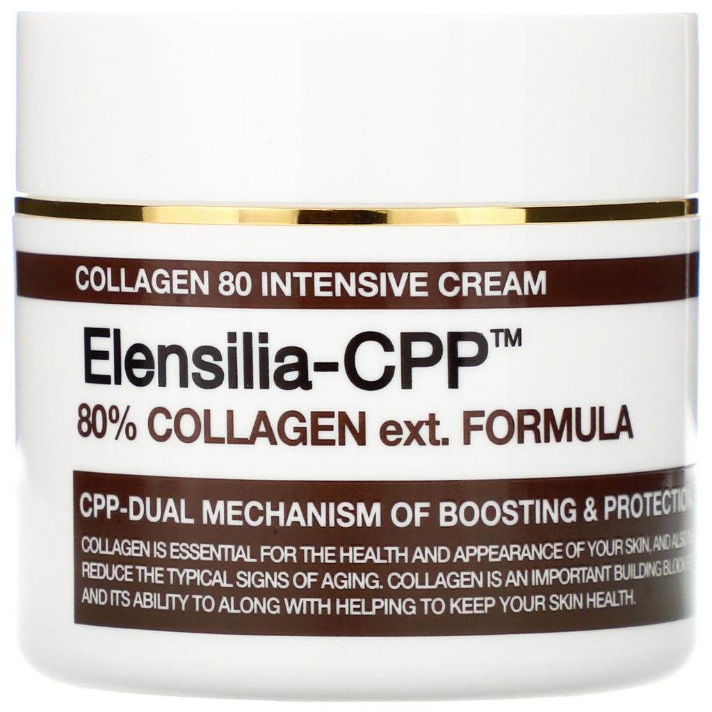 Elensilia, Elensilia-CPP, Collagen 80 Intensive Cream, 50 g