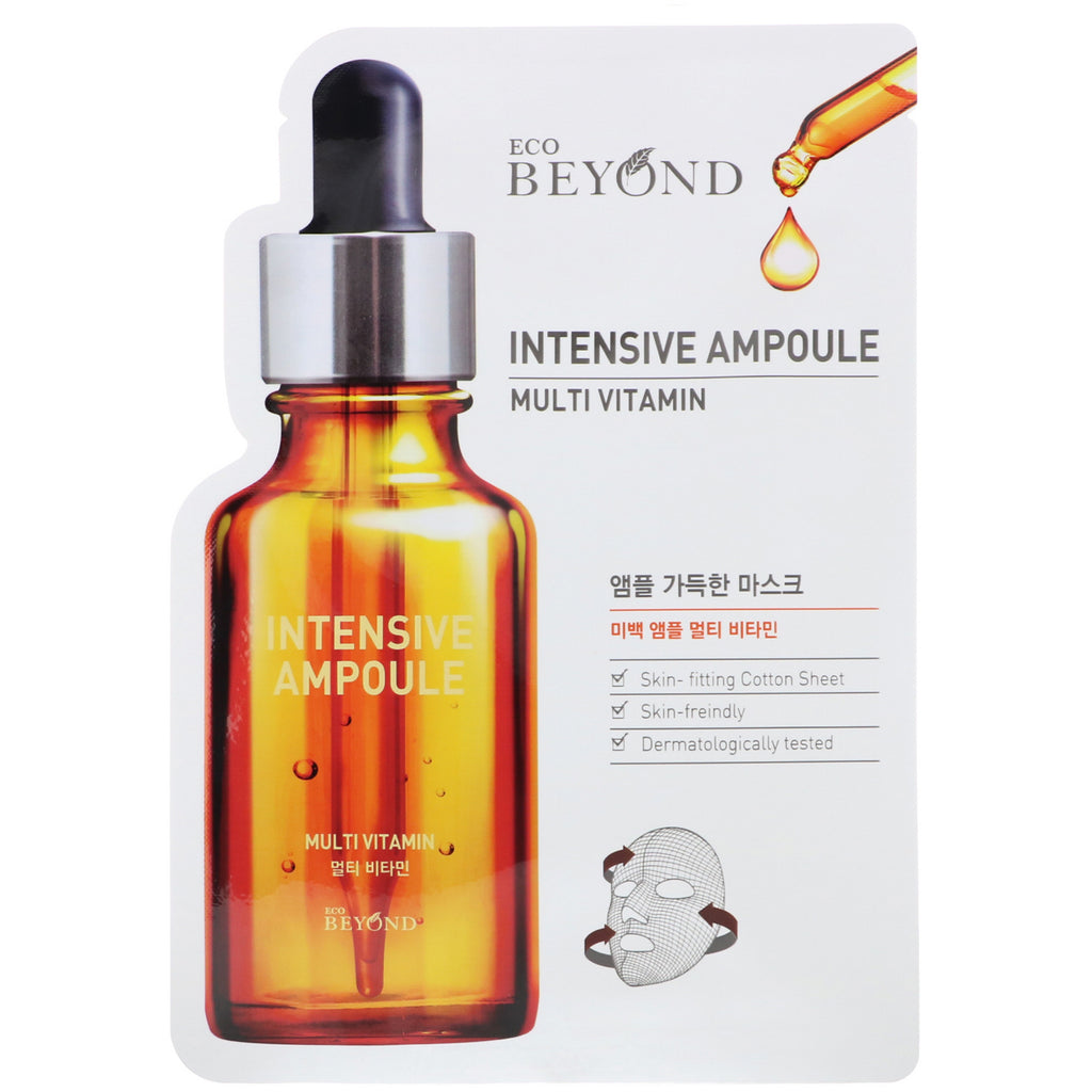 Beyond, Intensive Ampoule, Multi Vitamin Mask, 1 Sheet, 0.74 fl oz (22 ml)