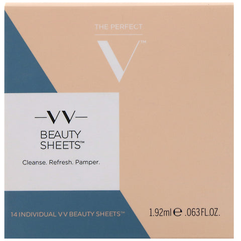 The Perfect V, V V Beauty Sheets, 14 Sheets, 0.063 fl oz (1.92 ml)