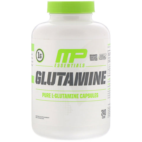 MusclePharm, Essentials, Glutamine, 240 Capsules