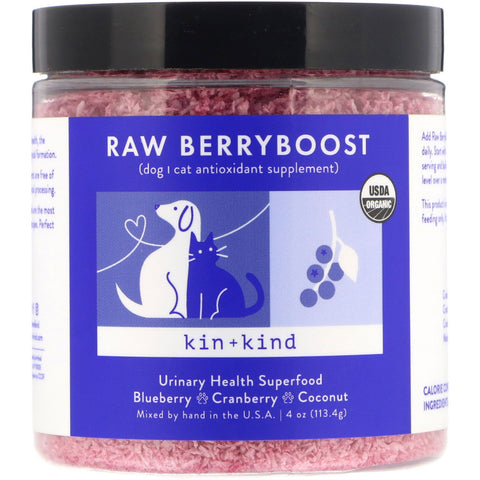 Kin+Kind, Raw BerryBoost, Urinary Health Superfood, 4 oz (113.4 g)