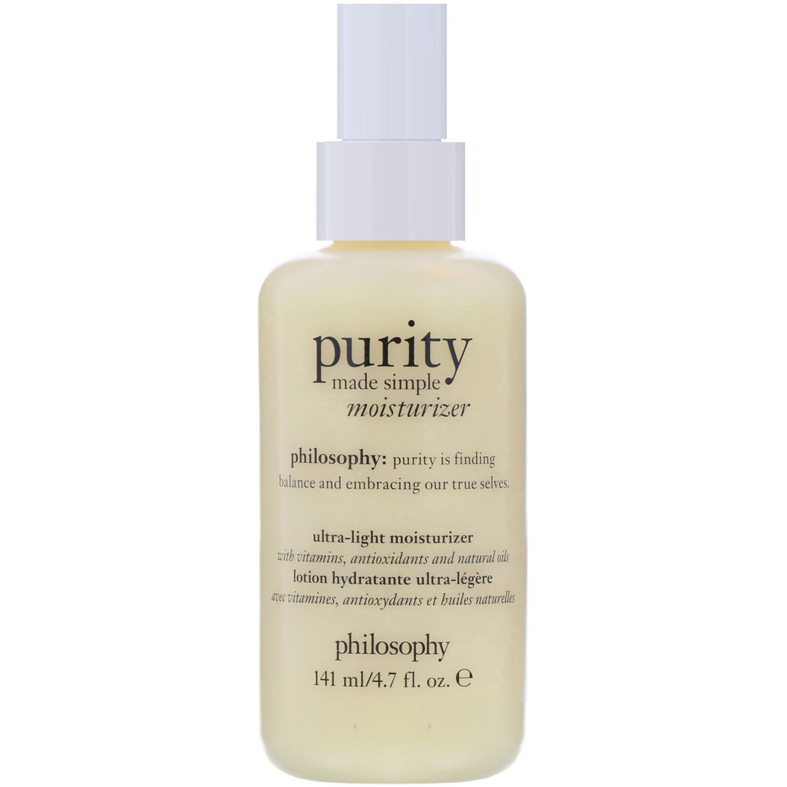 Philosophy, Purity Made Simple, Ultra-Light Moisturizer, 4.7 fl oz (141 ml)