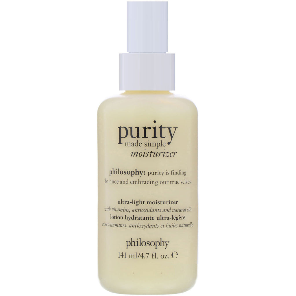 Philosophy, Purity Made Simple, Ultra-Light Moisturizer, 4.7 fl oz (141 ml)