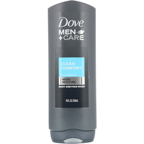 Dove, Men+Care, Body and Face Wash, Clean Comfort, 18 fl oz (532 ml)