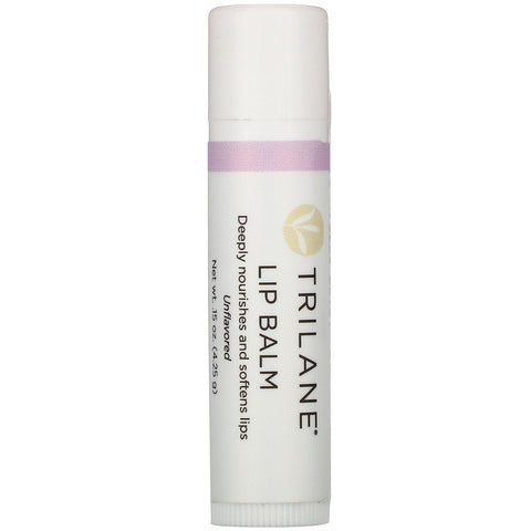 Trilane, Lip Balm, Unflavored, .15 oz (4.25 g)