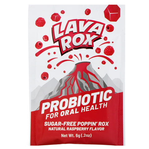 Advanced Orthomolecular Research AOR, Lava Rox, Probiotic for Oral Health, Natural Raspberry, .2 oz (6 g)