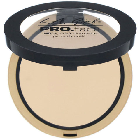 L.A. Girl, Pro Face HD Matte Pressed Powder, Nude Beige, 0.25 oz (7 g)