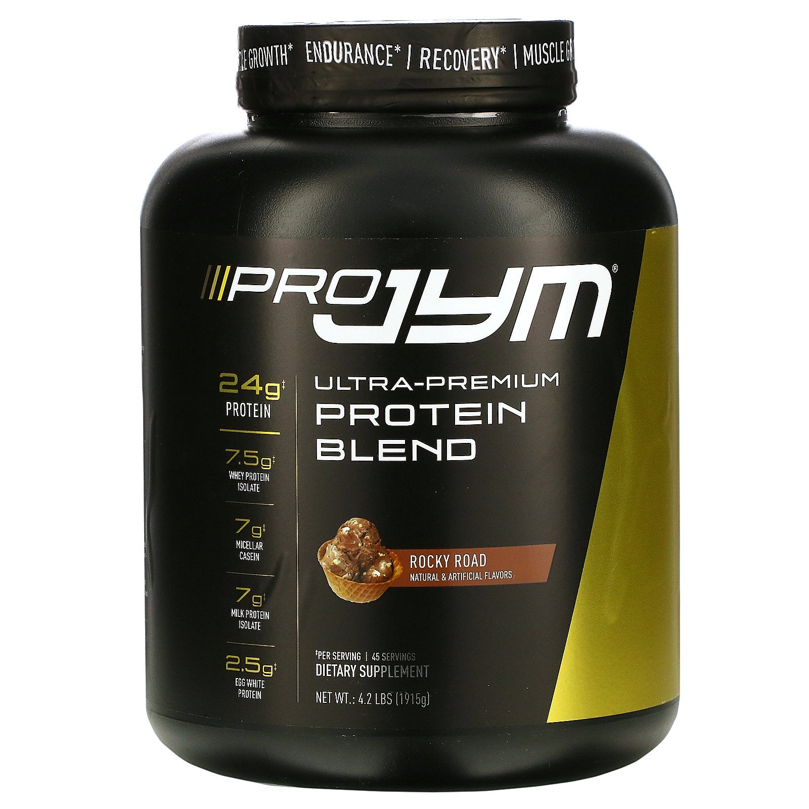 JYM Supplement Science, Ultra-Premium Protein Blend, Rocky Road, 4.2 lb (1,915 g)