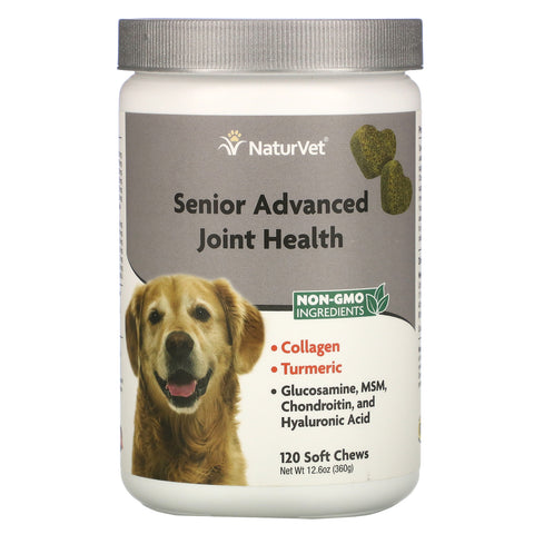 NaturVet, Senior Advanced Joint Health, 120 Soft Chews, 12.6 oz (360 g)