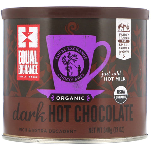 Equal Exchange, Organic Dark Hot Chocolate, 12 oz (340 g)