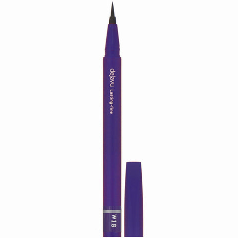 Imju, Dejavu, Lasting-Fine Felt Tip Liquid Eyeliner, Glossy Black,  0.01 oz (0.55 ml)