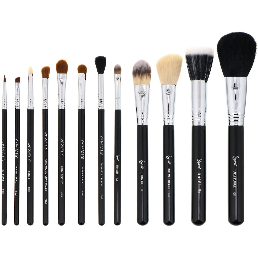 Sigma, Essential Brush Kit, 12 Piece Kit