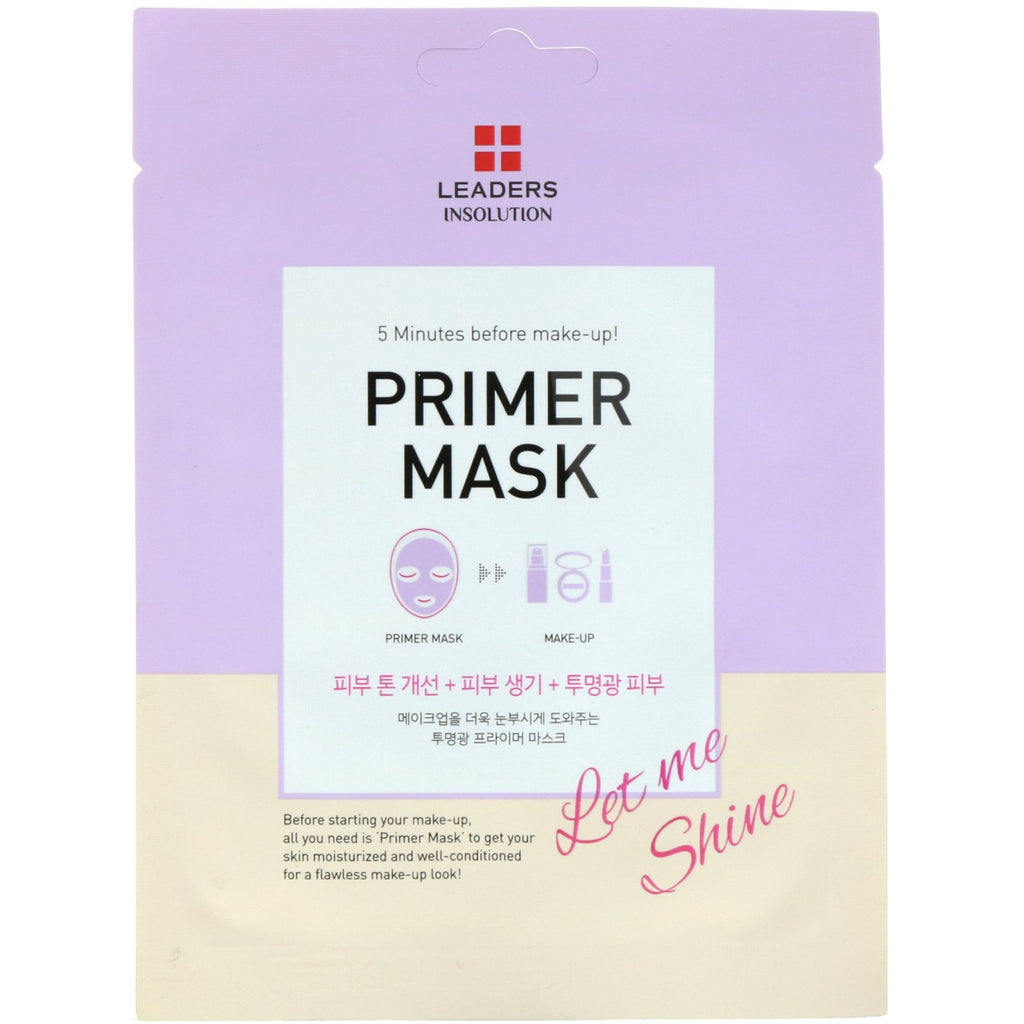 Leaders, Primer Mask, Let Me Shine, 1 Sheet, 0.84 fl oz (25 ml)