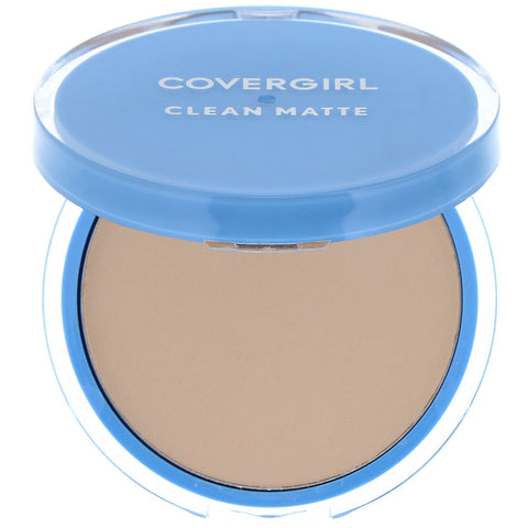 Covergirl, Clean Matte, Pressed Powder, 525 Buff Beige, .35 oz (10 g)