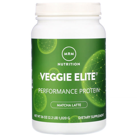 MRM,  Veggie Elite Performance Protein, Matcha Latte, 2.2 lb (1,020 g)