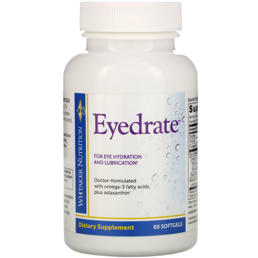 Dr. Whitaker, Eyedrate, 60 Softgels