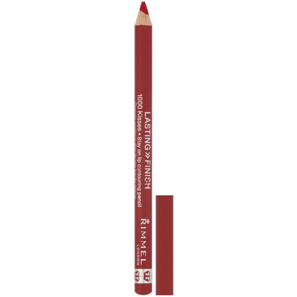 Rimmel London, Lasting Finish, 1000 Kisses Stay On Lip Contouring Pencil, 021 Red Dynamite, .04 oz (1.2 g)