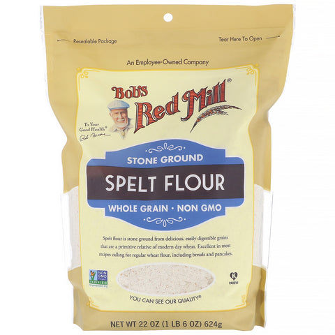 Bob's Red Mill, Spelt Flour, Whole Grain, 22 oz (624 g)