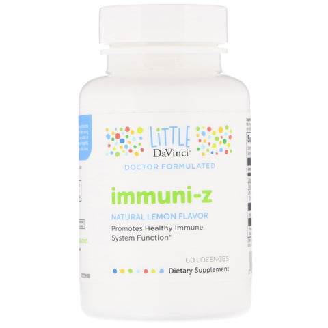 Little DaVinci, Immuni-Z, Natural Lemon Flavor, 60 Lozenges