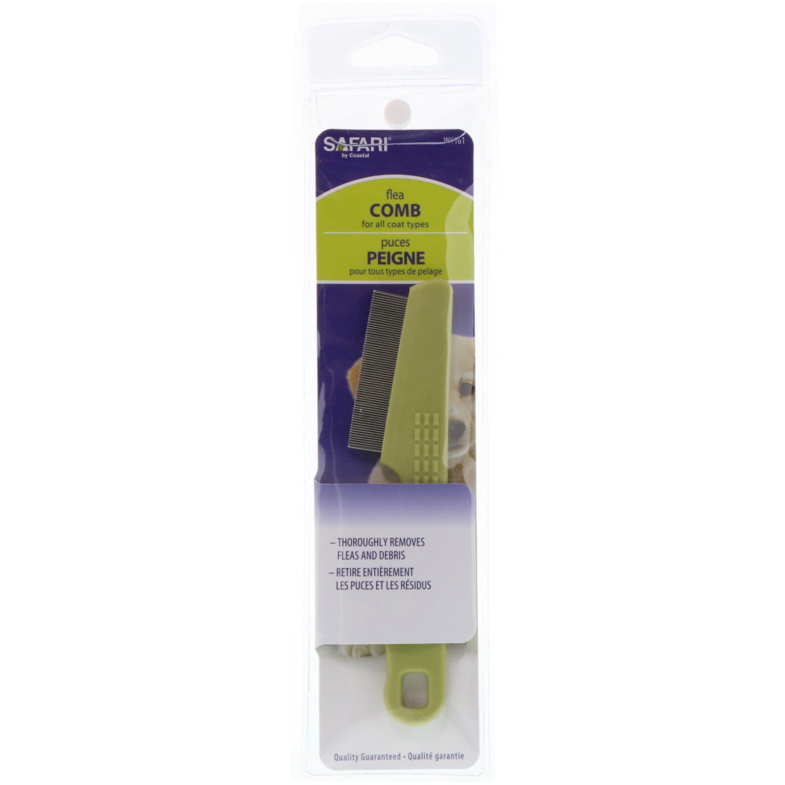 Safari, Dog Flea Comb for All Coat Types