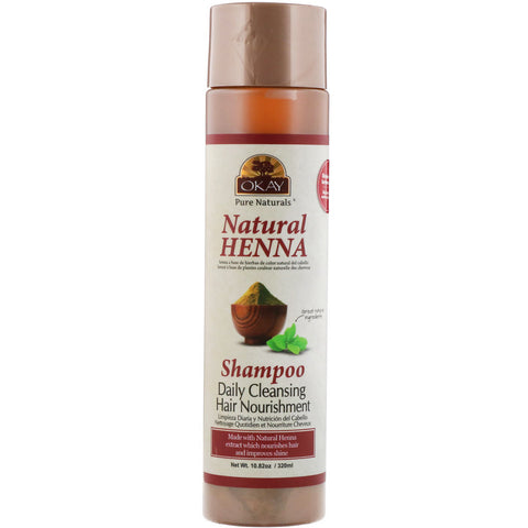 Okay Pure Naturals, Natural Henna Shampoo, 10.82 oz (320 ml)