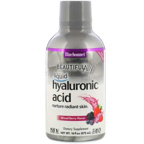 Bluebonnet Nutrition, Beautiful Ally, Liquid Hyaluronic Acid, Mixed Berry , 16 fl oz (472 ml)