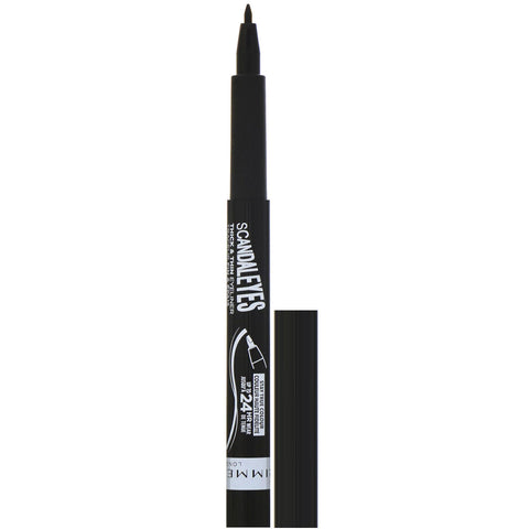 Rimmel London, Scandaleyes Thick & Thin Eyeliner, Black 001 , .0367 fl oz (1.1 ml)