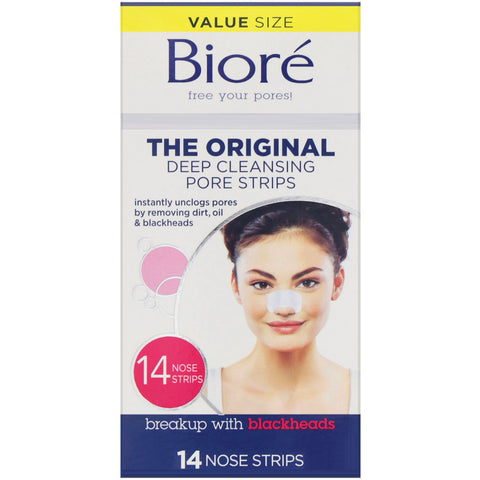 Biore, The Original Deep Cleansing Pore Strips, 14 Nose Strips