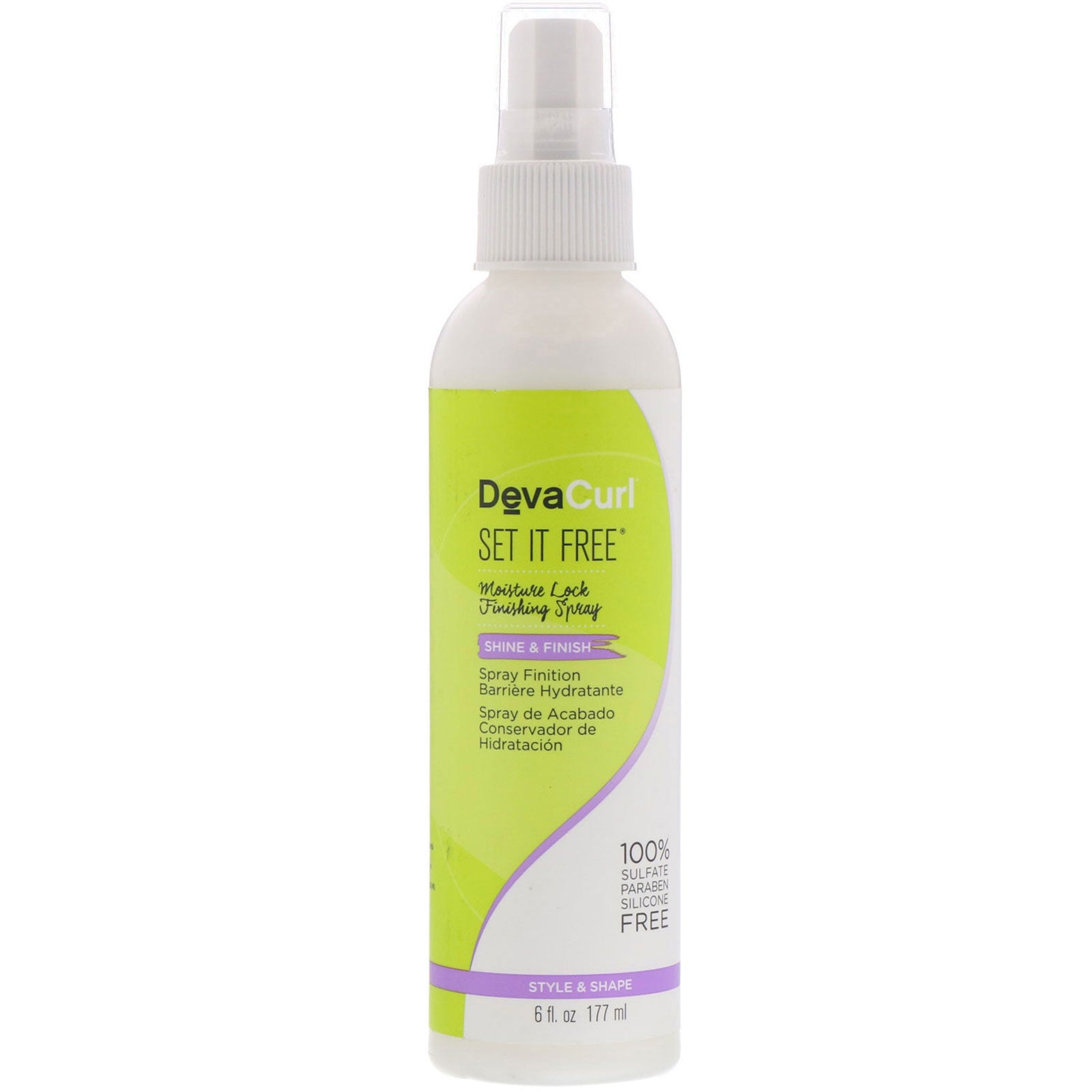 DevaCurl, Set It Free, Moisture Lock, Finishing Spray, 6 fl oz (177 ml)