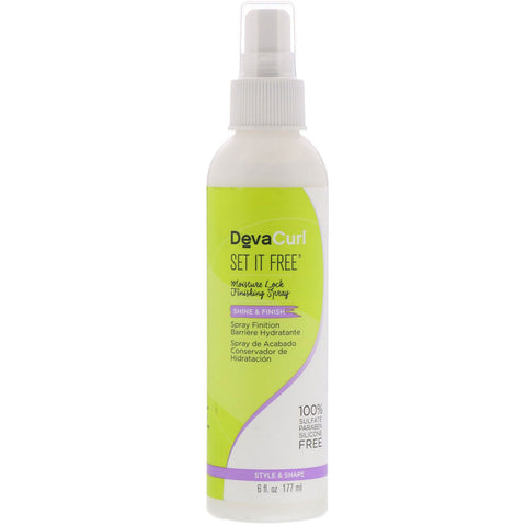 DevaCurl, Set It Free, Moisture Lock, Finishing Spray, 6 fl oz (177 ml)