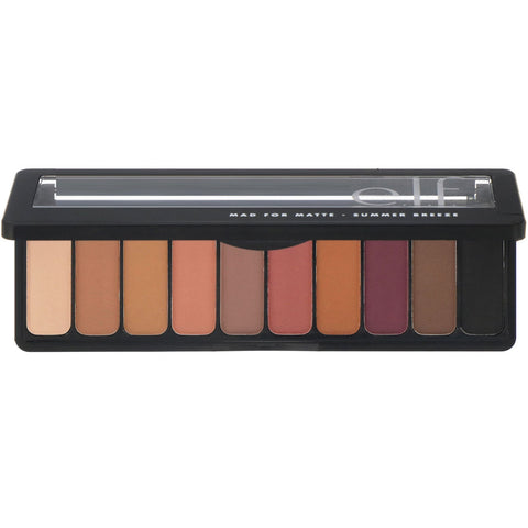 E.L.F., Mad for Matte Eyeshadow Palette, Summer Breeze, 0.49 oz (14 g)