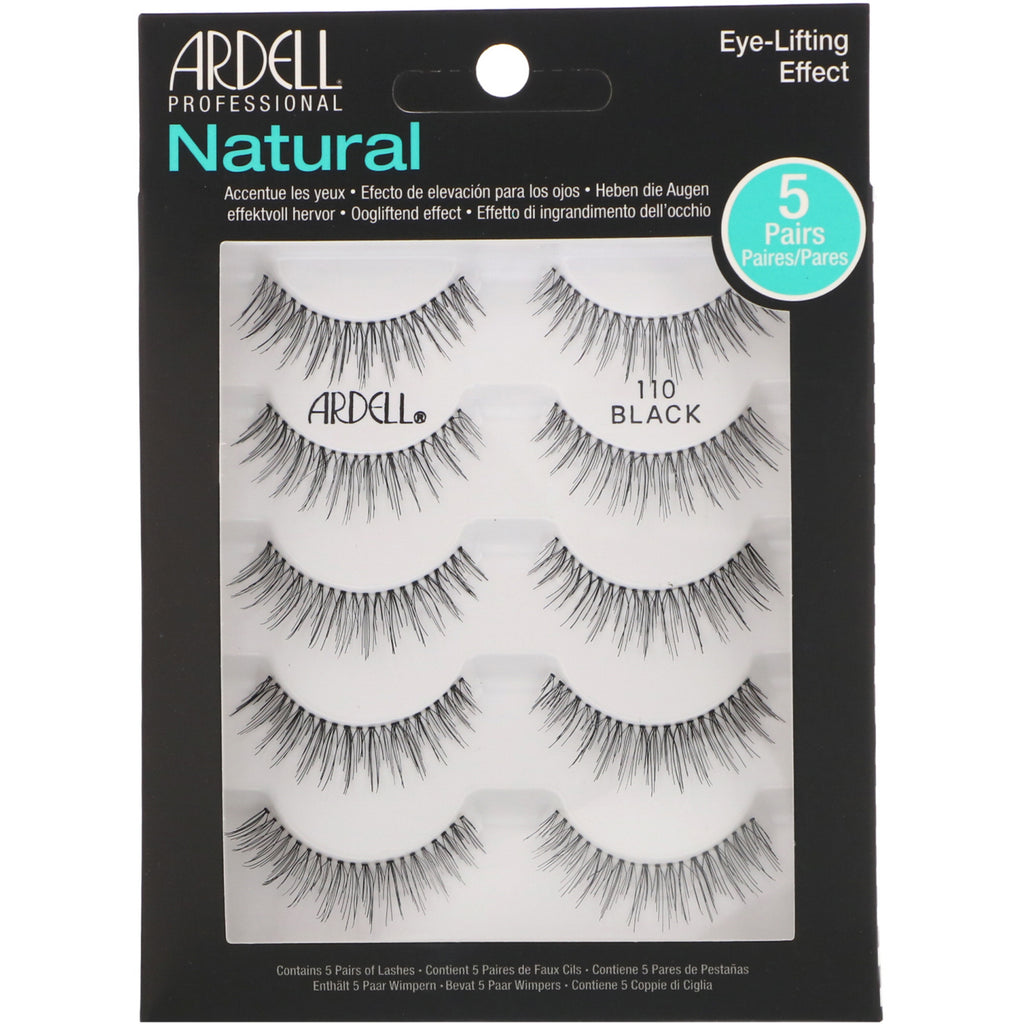 Ardell, Natural Lash, Eye-Lifting Effect, 5 Pairs