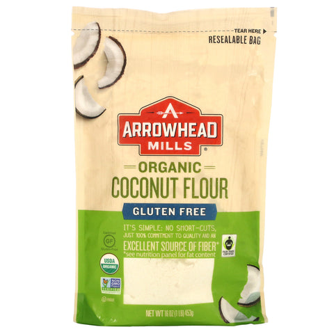 Arrowhead Mills, Organic Coconut Flour, Gluten Free, 16 oz (453 g)