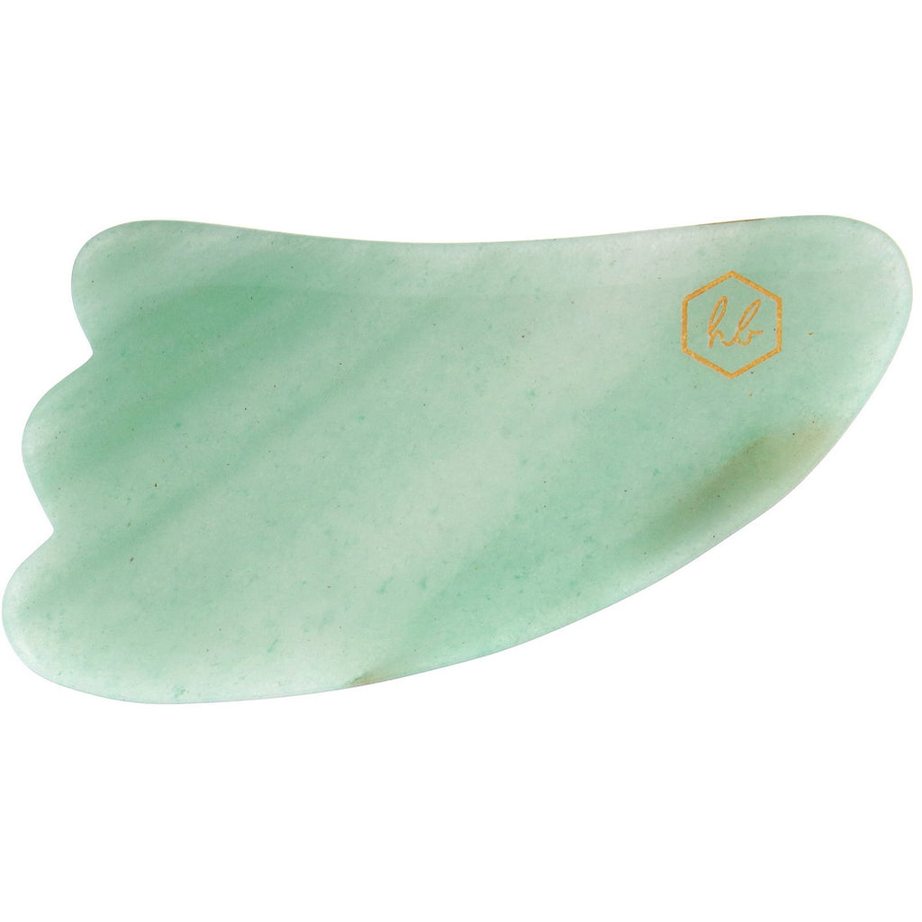 Honey Belle, Jade Gua Sha, Natural Facial Lifting Tool, Jade, 1 Tool