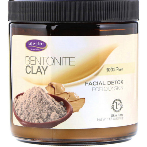 Life-flo, Bentonite Clay, Facial Detox, 11.5 oz (326 g)