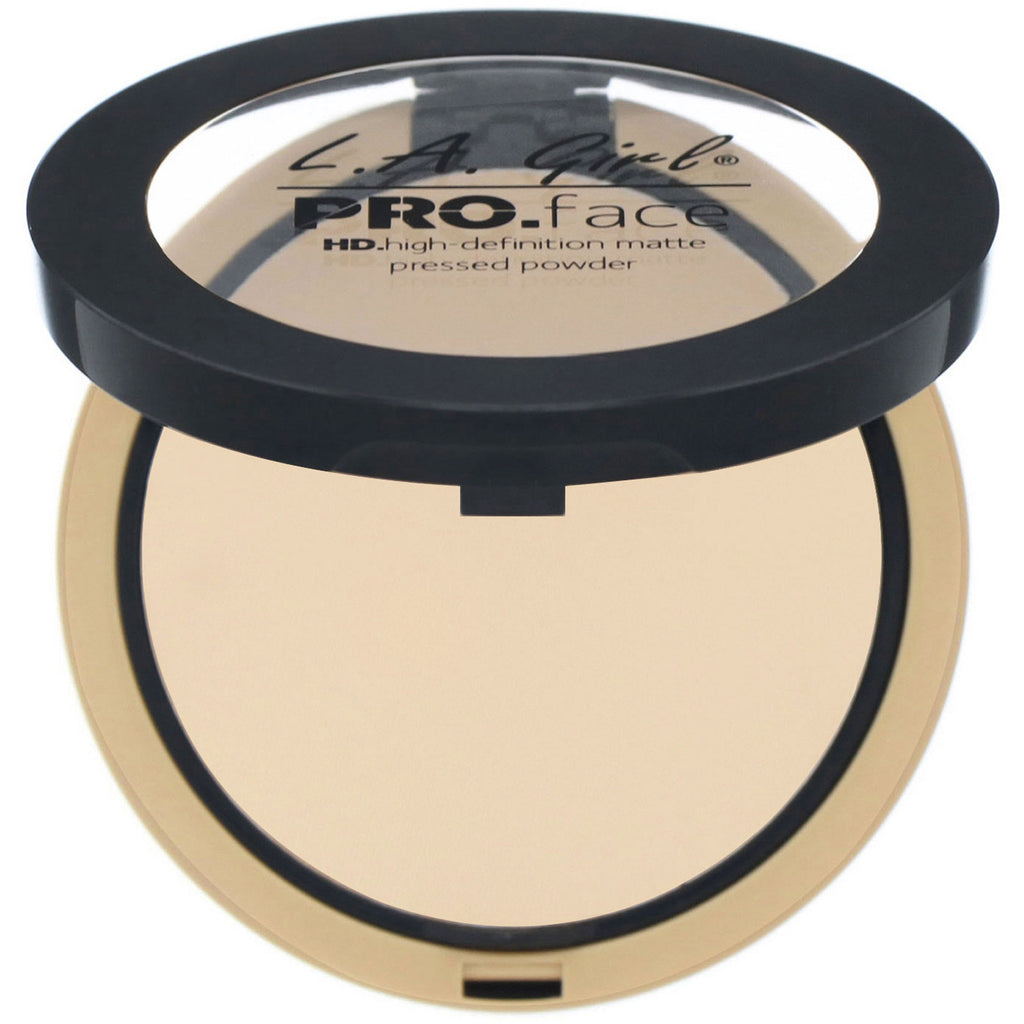 L.A. Girl, Pro Face HD Matte Pressed Powder, Creamy Natural, 0.25 oz (7 g)