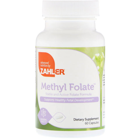 Zahler, Methyl Folate, 60 Capsules