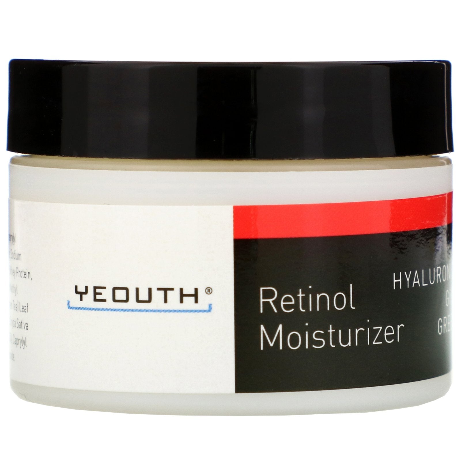 Yeouth, Retinol Moisturizer, Hyaluronic Acid, Ginseng, Green Tea, 1 fl oz (30 ml)