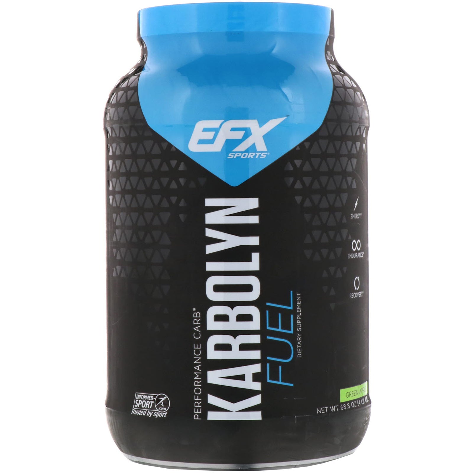 EFX Sports, Karbolyn Fuel, Green Apple, 4.3 lbs (1950 g)