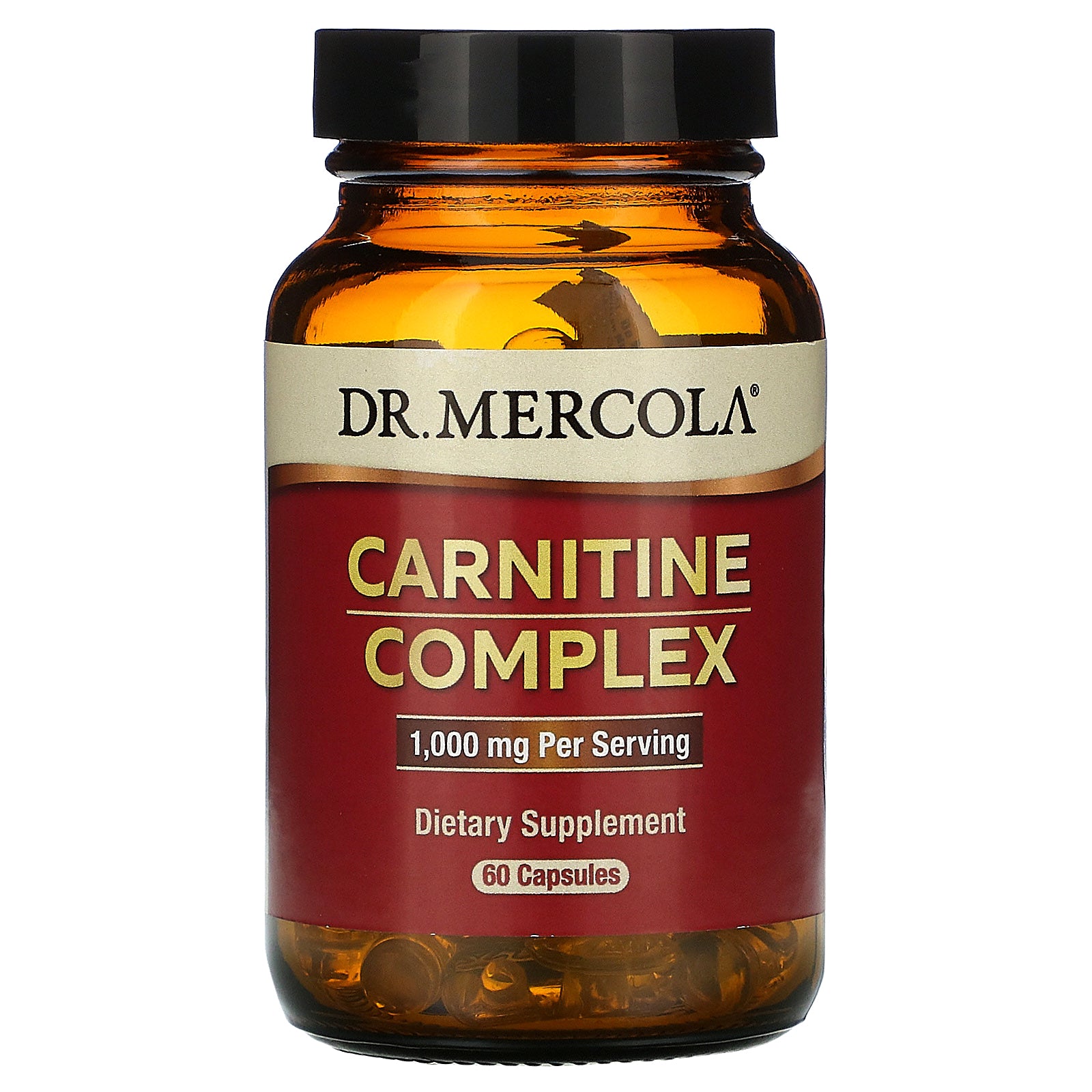 Dr. Mercola, Carnitine Complex, 1,000 mg, 60 Capsules
