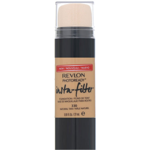 Revlon, PhotoReady, Insta-Filter Foundation, 330 Natural Tan, 0.91 fl oz (27 ml)