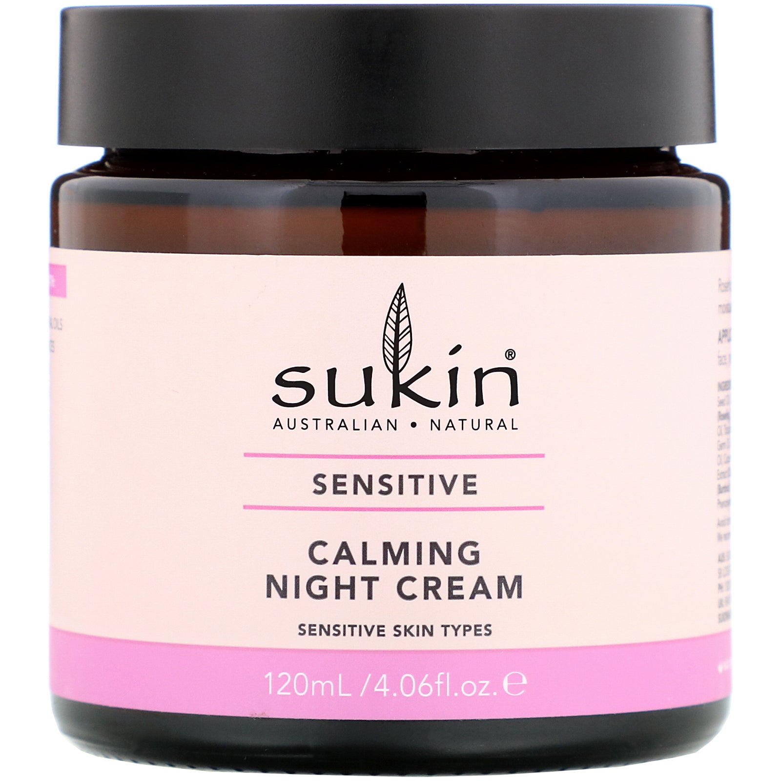 Sukin, Calming Night Cream, Sensitive,  4.06 fl oz (120 ml)