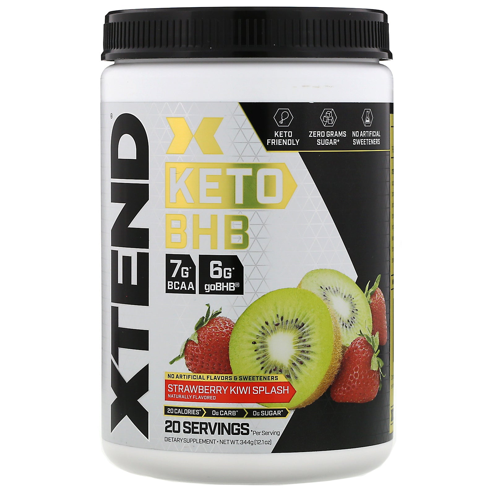 Xtend, Keto BHB, Strawberry Kiwi Splash, 12.1 oz (344 g)