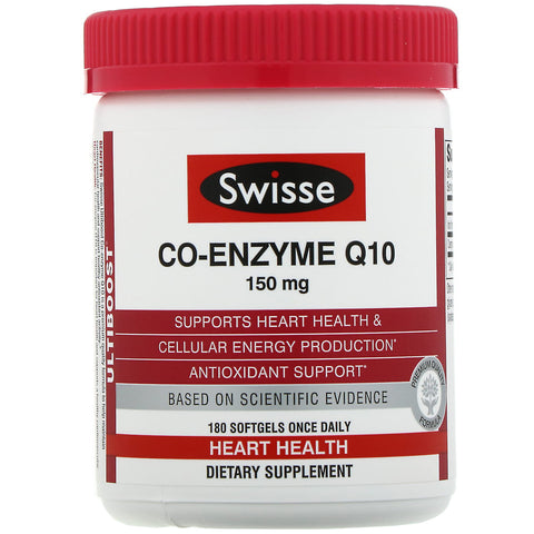 Swisse, Ultiboost, Co-Enzyme Q10, 150 mg, 180 Softgels