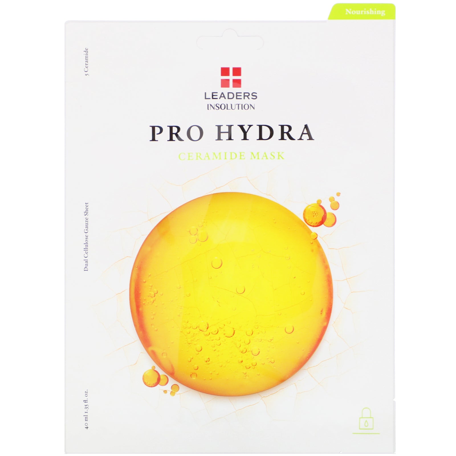 Leaders, Pro Hydra, Ceramide Mask, 1 Sheet, 1.35 fl oz (40 ml)