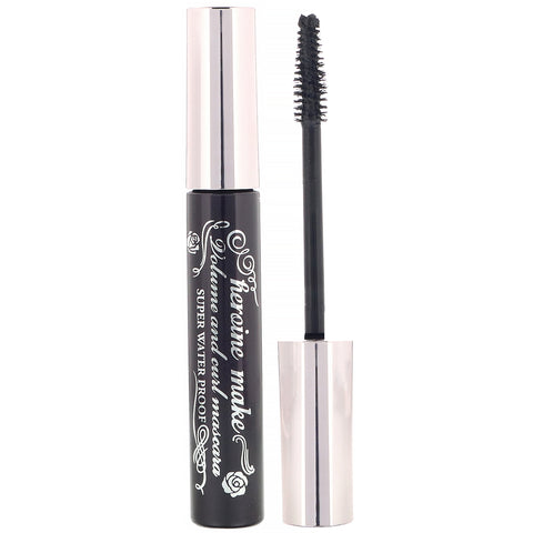 KissMe, Heroine Make, Volume & Curl Mascara, Super Waterproof, #01 Super Black,  0.21 oz (6 g)