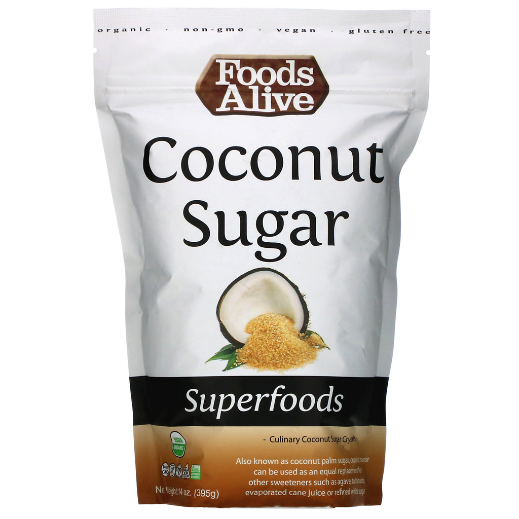 Foods Alive, Superfoods, Coconut Sugar, 14 oz (395 g)
