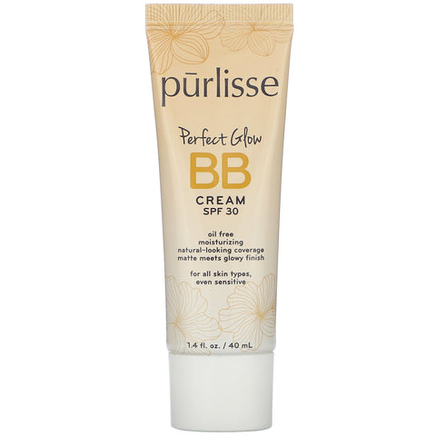 Purlisse, Perfect Glow, BB Cream, SPF 30, Medium Tan, 1.4 fl oz (40 ml)