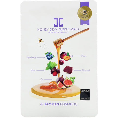 Jayjun Cosmetic, Honey Dew Purple Mask, 1 Sheet, 25 ml