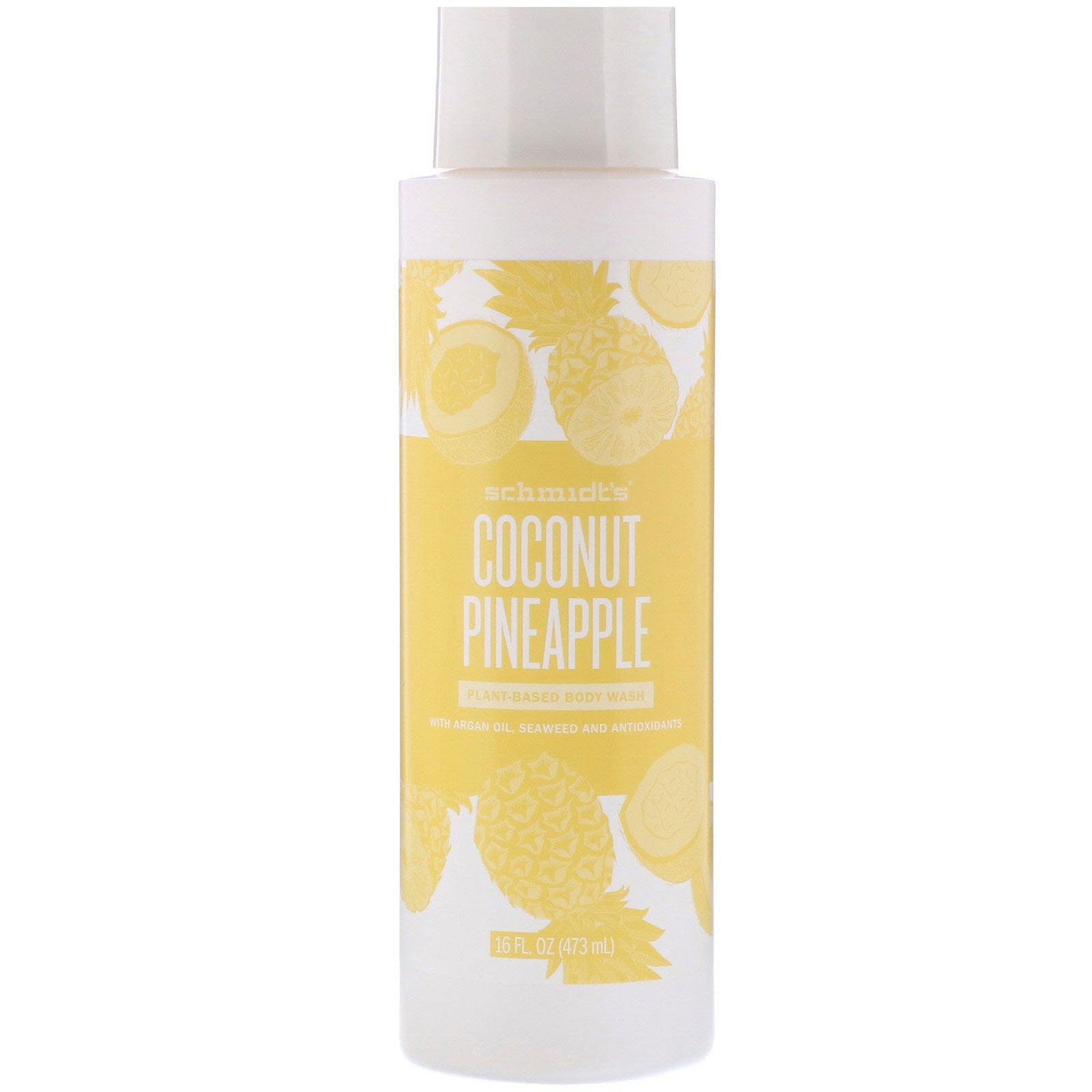 Schmidt's, Plant-Based Body Wash, Coconut Pineapple, 16 fl oz (473 ml)